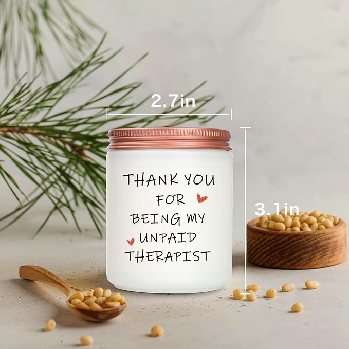 Best Friend Birthday Gifts for Women, Funny Mothers Day Friendship Sister Coworkers Bestie Mom Gag Gift for Her, Lavender Scented Candles