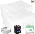 100 Pack 12''x 14'' Cushion Foam Pouches, Moving Supplies for Dishes, Packing Materials for Dishes & Cups, Glass Packing Paper and Plate Protectors for Moving(300x350x0.5MM)