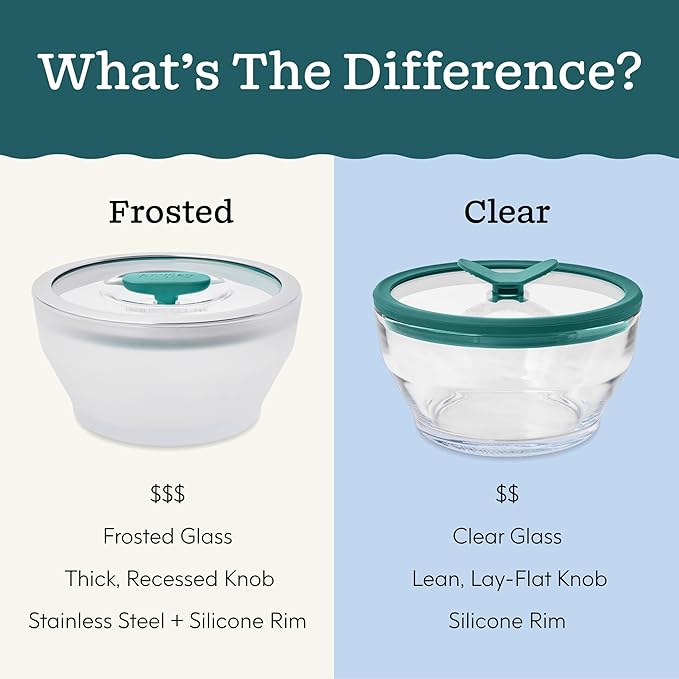 Anyday 8-Pc Microwave Cookware & Glass Food Storage Set with Glass Lids | Plastic-Free Containers | Stackable Airtight Steamer with Vented Lid for Microwave-Safe Reheating & Steaming Vegetables, Rice