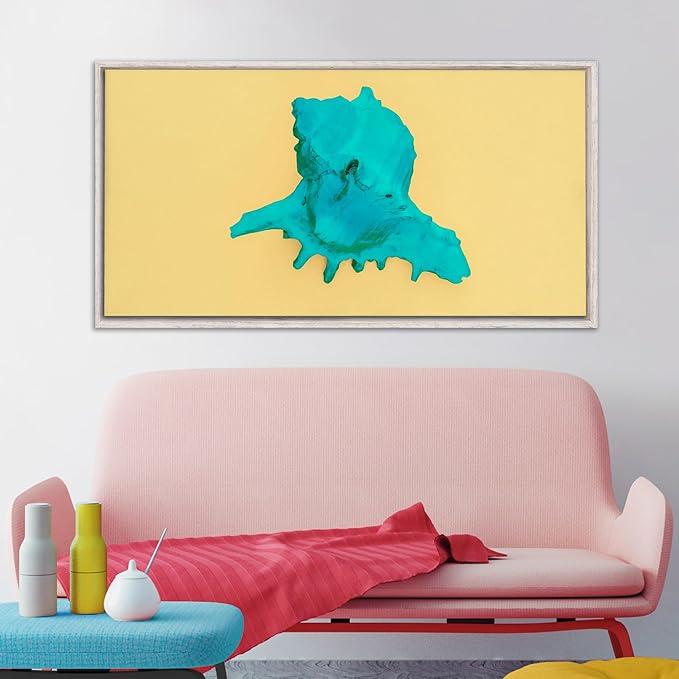 Pixy Canvas Floater Frame 16x24 for 0.75 inch Deep Canvas Paintings/Canvas Prints/Wood Canvas Panels/Wall Art/Wall Decor/Home Decor/Artwork, (Distressed White, 16 x 24 inch, Landscape)
