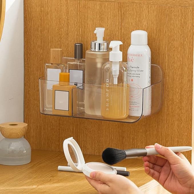 Poeland Wall Mounted Storage Organizer Set of 2