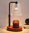 Candle Warmer Lamp with Timer Dimmable, Wooden Electric Wax Melt Warmer for Jar Candles,2 Bulbs, No Flame Candle Warmer Lamp Birthday Gifts for Women Mom,House Warming Gifts,Height Adjustable