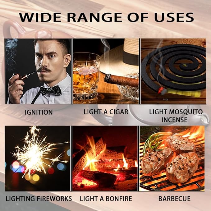 Cool Windproof Jet Trench Teapot Lighter - Unique Cute Creative Decoration, Birthday Candle Gift for Men (Black)