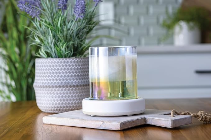 Candle Warmers ETC Timer Candle Plate Warmer