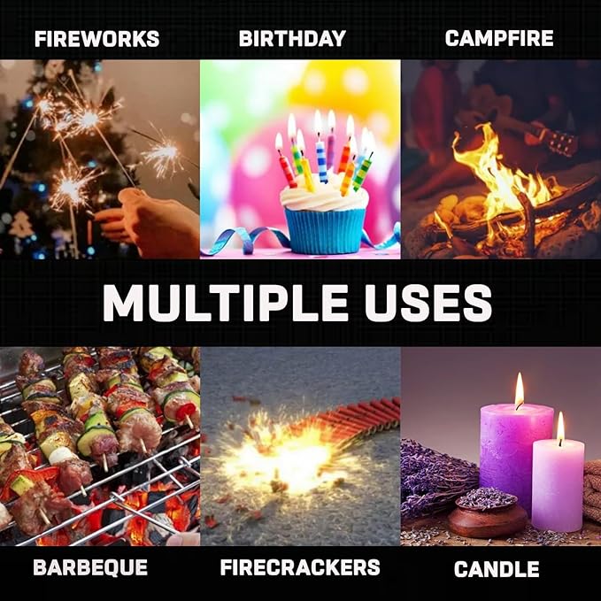 Creative Novelty Tool Shape Torch Lighter，Windproof Design Adjustable Refill Butane Lighter for Camping Grill Candles Birthday(Without Butane Gas) (08#)