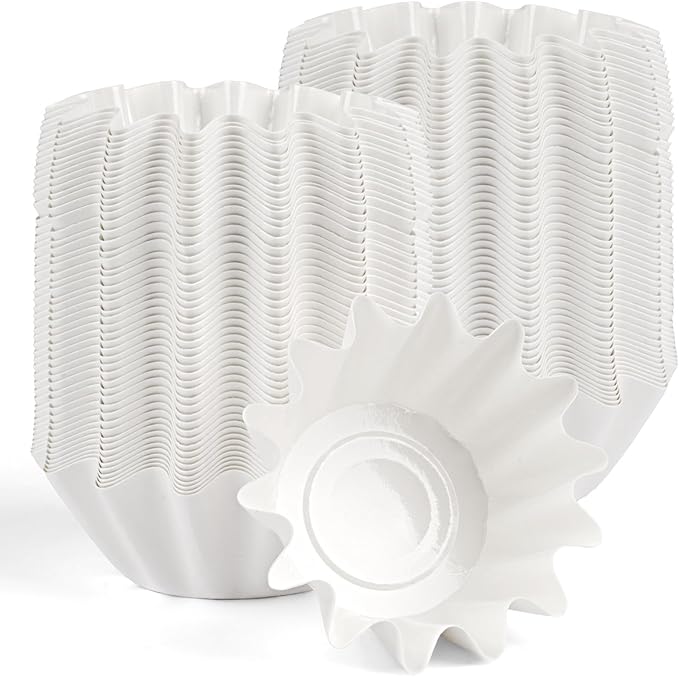 PEASUG 100 Pcs Wax Melt Liners, Wax Melt Warmer Liners, Leakproof & Reusable Wax Melt Cups for Wax Burner, Wax Melters, Candle Warmers, Scented Wax, Plug Warmers, Electric Wax Warmers (White)