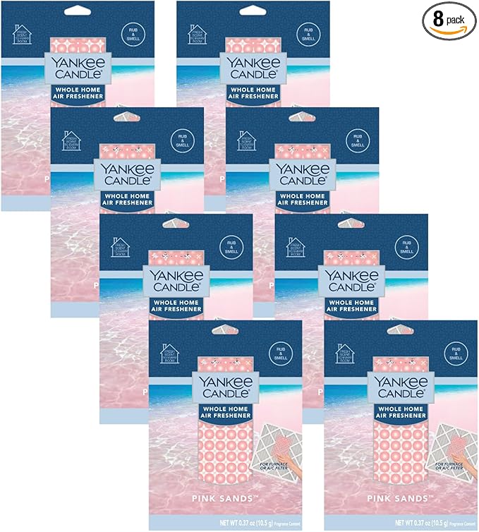 Yankee Candle Pink Sands Whole Home Air Freshener (Pack of 8)