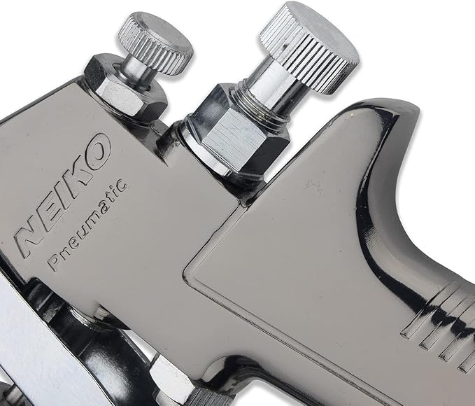 NEIKO 31216A Air Spray Paint Gun, HVLP with Gravity Feed, 2.0 MM Nozzle, 600 CC Capacity, Spray Gun Paint Sprayer for Walls, Automotive, Home Improvement