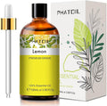 PHATOIL 3.38FL.Oz Lemon Essential Oil, for Aromatherapy Diffusers, Humidifiers, Great for DIY Candle and Soap Making, Gift for Friend