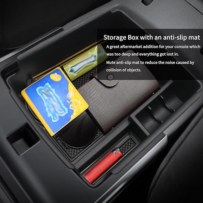 Yee Pin 2022 Niro EV Console Organizer - Center Tray with Storage Box Insert