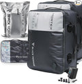 Black Voyage Reusable Vacuum Compression Travel Bag for Carry-On Suitcase and Backpack, Recycled IP67 Waterproof Space Saver Vacpack (2-Pack, 21L - Pump Included)
