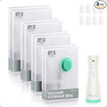NUTICT 8-Pack Vacuum Seal Storage Bags for Travel, Rechargeable Wireless Air Pump, 4-Size Compression Space Saver for Luggage and Suitcase, Long-Term Reusable Bag for Clothes, Cruise Ship Vacation
