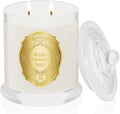 M&SENSE White Gardenia Candles for Home Scented, 2 Wick 12.7oz Soy Wax Candles Non Toxic,70 Hours Long Burning,Christmas Candles Gift for Stress Relief, Meditation, Yoga