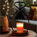 LIFFY Candle Warmer Lamp Home Decor - Dimmable Wax Melt Warmer with Timer & 2 Bulbs, Gift Ideas for Housewarming, Birthday, Bedroom