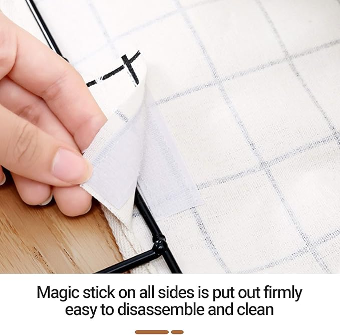 Fabric Wall Hanging Storage Caddy Bag Over the Door Pouch Organizer for Bedroom Bathroom Kitchen (3Pack-B)…