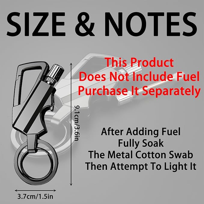 Permanent Match Infinity Lighter with Multitool Keychain Bottle Opener, Waterproof Reusable Windproof Matchstick Fire Starter for Camping, Hiking, Survival, Outdoor Use (B+G+S)