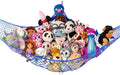 Lilly's Love Stuffed Animal Hammock | Corner Hanging Organizer, Toy Storage, Stuffed Animal Storage Net | Made From Quality Fishing Net, Holds 12lbs | 67"x47"x47" (Blue)