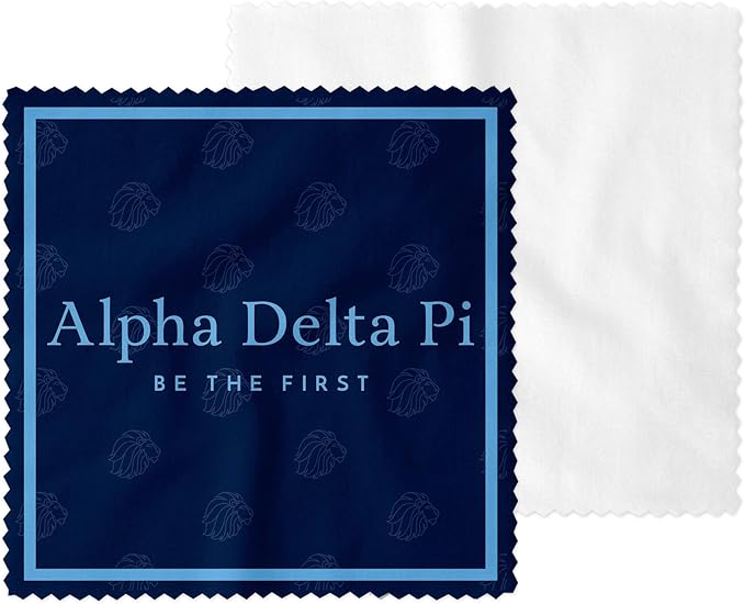 Alpha Delta Pi Eyeglass Cleaner & Microfiber Cleaning Cloth (Alpha Delta Pi - 5)