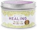 MAGNIFICENT 101 Healing & Manifestation Smudge Meditation Candle - 6 Oz Red Soy Wax - 35-Hour Burn - Infused with Palo Santo, Sandalwood, Sage & Lavender Oils - Aromatherapy Candle
