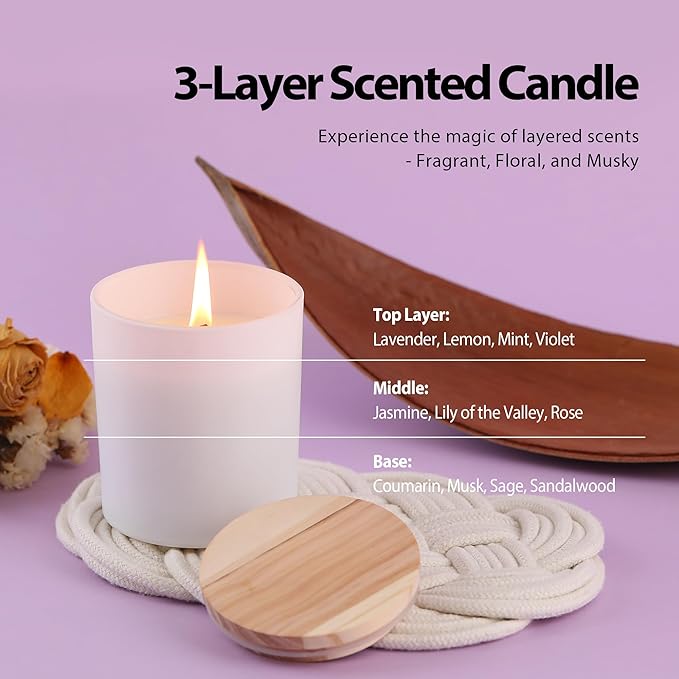 Smells Like She’s Planning Another Trip Travel Gifts for Women Traveller Gifts Road Trip Travel Lover Vacation Scented Candle Home Office Jar Candle Sage Floral Lavender Scent 9.5 oz