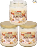 Smoke Odor Exterminator 13 oz Jar Candles Creamy Vanilla, (3)