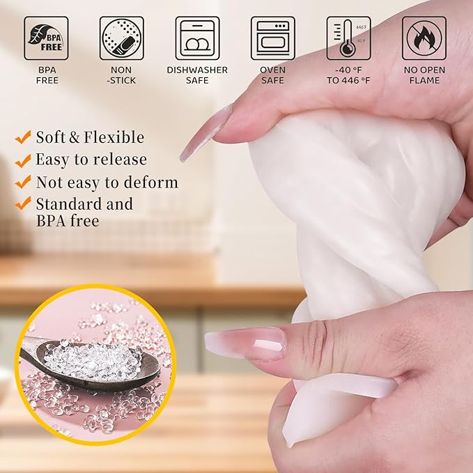 MGLIFEUL Easter Egg Mold Silicone Candle Resin Wax Mold for Candles Making Molds Silicone Shapes Soy Wax Moldes para Velas De Silicona para Velas