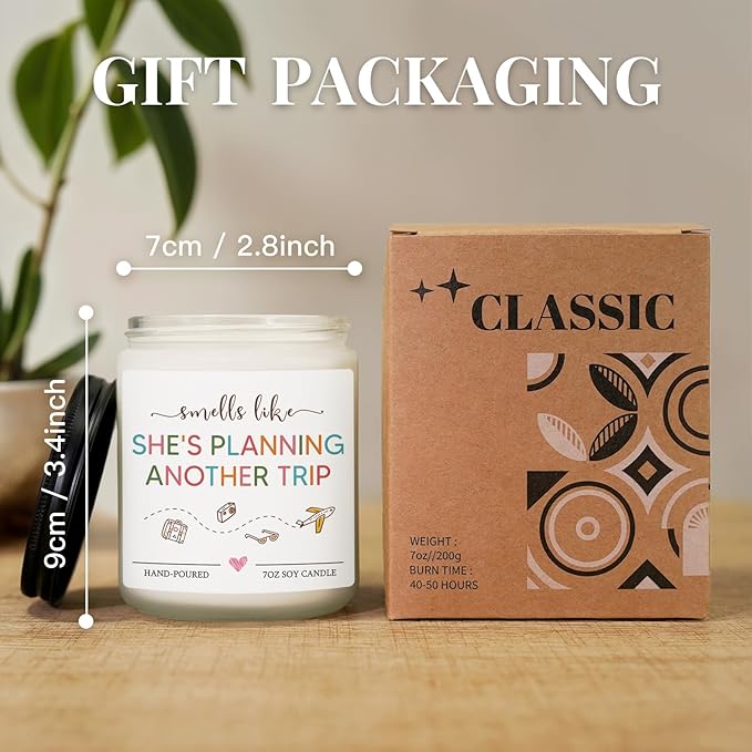 Travel Gifts for Women, Best Gifts for People Who Travel A Lot, Funny Trip Vacation Gift, Christmas Birthday Gift for Traveler Planner, Traveling Present