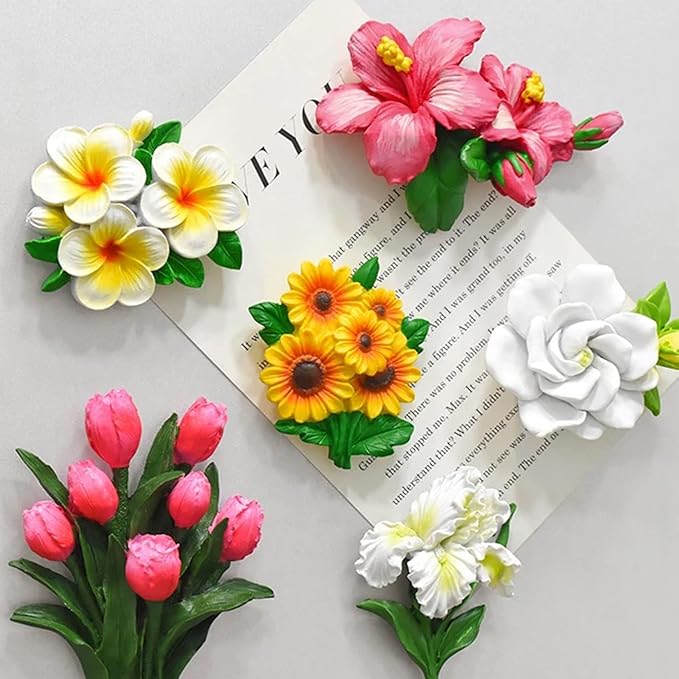 2Pcs Plumeria Silicone Candle Flower Wax Mold Silicone for Candles Resin Making Molds Moldes De Silicona para Hacer Velas Artesanales De Silicona,for Making Mothers Day Gifts for Mom Daughter