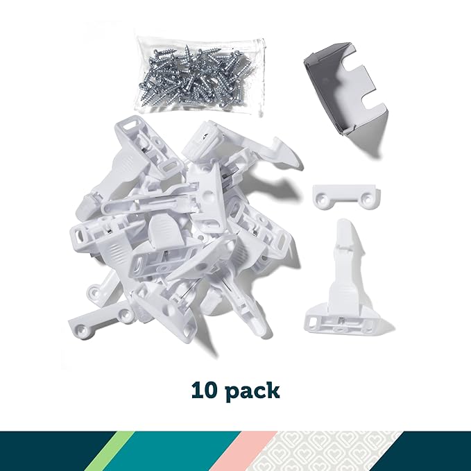 Safety 1st Spring n' Release Latches, 10 Pack