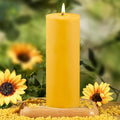 2.8x8in Beeswax Pillar Candles-1pcs,145H Long Burning,Emergency Beeswax Candles,Non Toxic Natural Bees Wax Candles for Home
