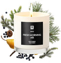 Lulu Candles | Fresh Morning Air | Luxury Scented Soy Jar Candle | Hand Poured in The USA | Highly Scented & Long Lasting (9 Oz.)
