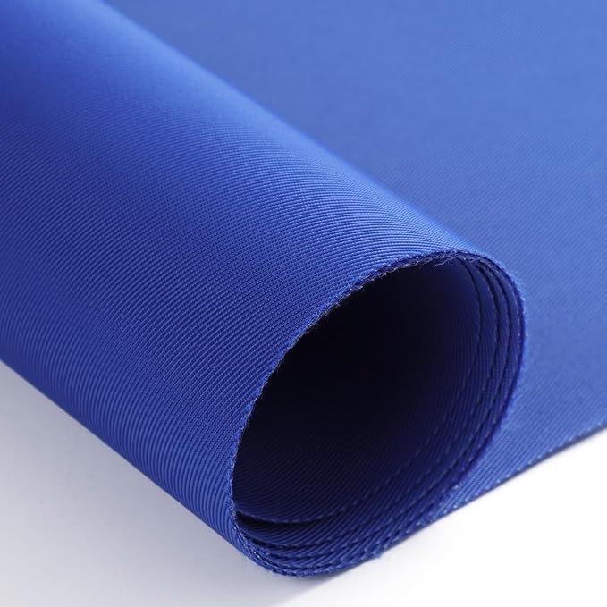 Nylon Fabric, 58" W 420D Waterproof Fabric 3 Yard Ripstop Nylon Material Outdoor Upholstery Twill Sewing Material for Patio Chair, Lining, Cushion, Purse, Tote Bag, Tent, Tarp Cover, DIY Project Blue