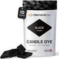Black Candle Dye - Made in The USA - Premium Colorants - Highly Concentrated - Popular Colors for Paraffin or Soy Wax - Great for Professionals or Hobbyist - 10 Dye Chips