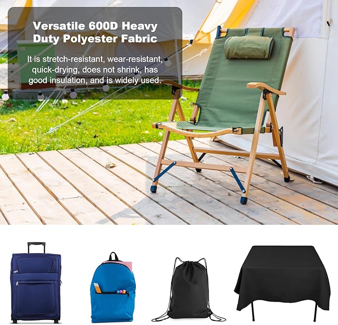 Waterproof Canvas Fabric - 58" Wide 600D Upholstery Polyester Material - Durable Indoor Outdoor Water Resistant Fabric for Furniture Cover Cushion Home Awning Tent (Burnt Olive, 1 Yard)