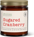 Sugared Cranberry Holiday Scented Candle, Many Scents to Choose from, All Natural Non-Toxic Soy Wax, Handmade in The USA (Sugared Cranberry)