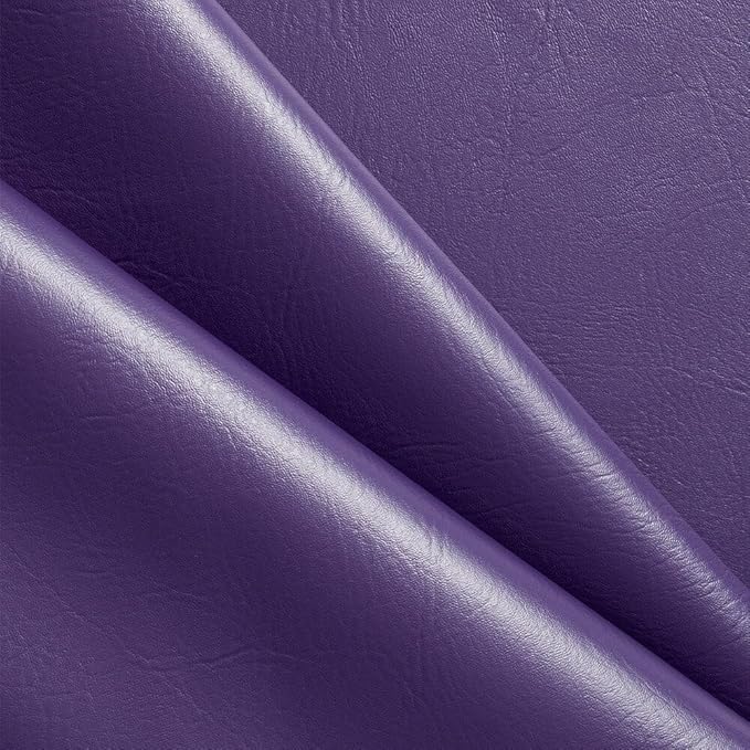 Ottertex Vinyl Fabric Faux Leather Pleather Upholstery 54" Wide by The Yard (10 Yard, Purple)