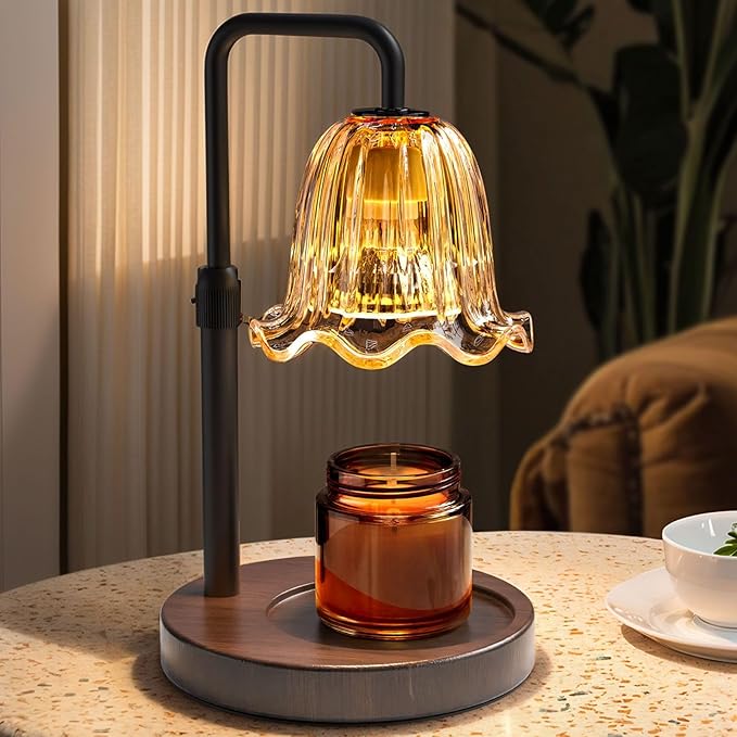 WarmEmbrace Candle Warmer Lamp with Timer Dimmer, Electric Candles Warmer Lamps for New Home Room Decor, Valentines Day Gifts for Women, Wax Melting Warmer Lamp for Jar Scented Candles