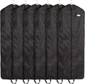 Covermates Keepsakes Garment Bag Set - Premium Polyester - Full Length Zipper - ID Window - Carrying Handles - Closet Storage, Black
