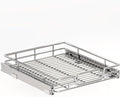 Kitchen Cabinet Pull Out Shelf and Drawer Organizer Slide Out Pantry Storaqe Basket in Multiple Sizes (17" W x 18" D,1 Tier)