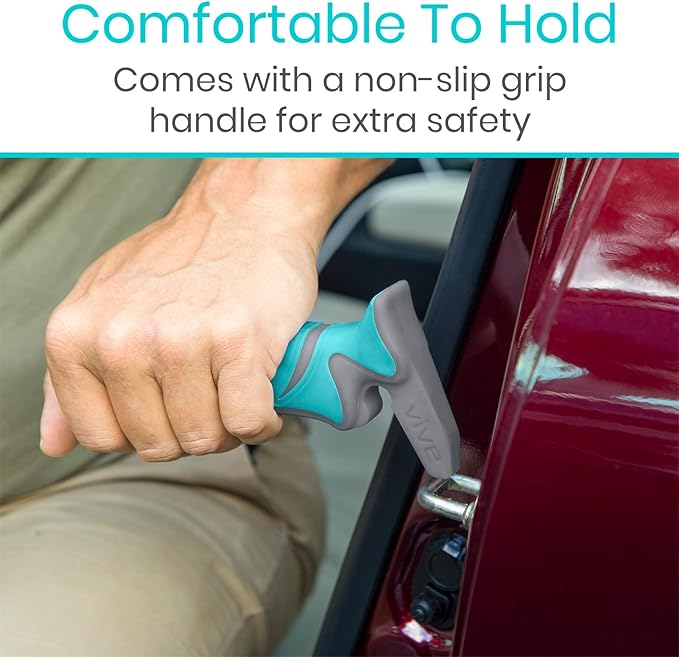 Vive Car Handle Assist for Elderly - Vehicle Support Handle - Standing Mobility Aid Tool for Elderly - Safety Door Handle Autocane (2 Pack)