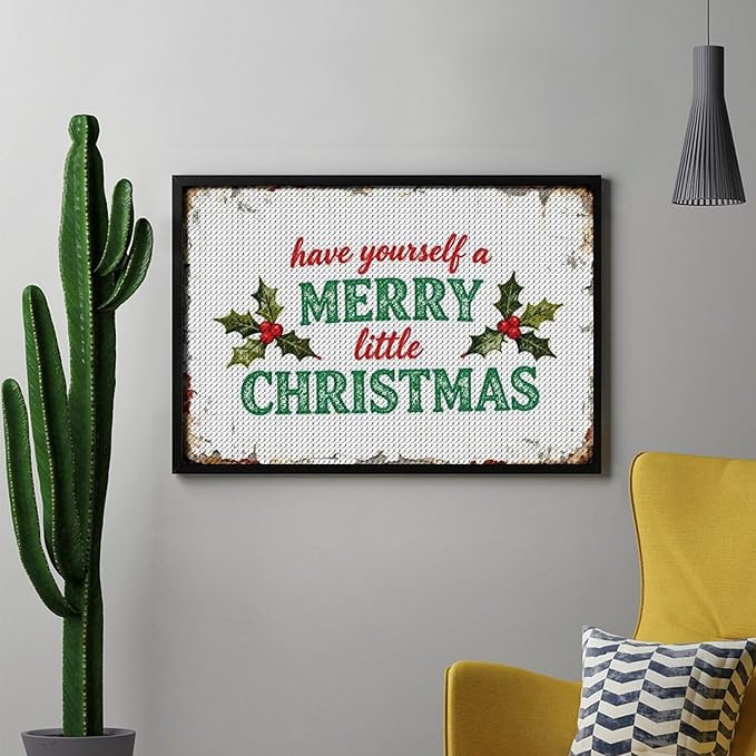 AIVKIEJK Diamond Painting Kits for Adults - Merry Christmas Santa Painting DIY 5D Full Drill Diamond Dots Paintings with Diamonds Gem Art and Crafts Home Decor 8"x12"