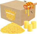 VIPwax Yellow Beeswax Pellets 10LB, Natural Organic Beeswax, Beeswax for Candle Making, Body, Skin Care DIY, Lip Balm and Soap Making Supplies(4530g)