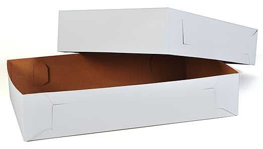 Southern Champion Tray 1045 Premium Clay Coated Kraft Paperboard White Donut Tray, 17" Length x 11" Width x 3-1/2" Height (Case of 200 Pieces)