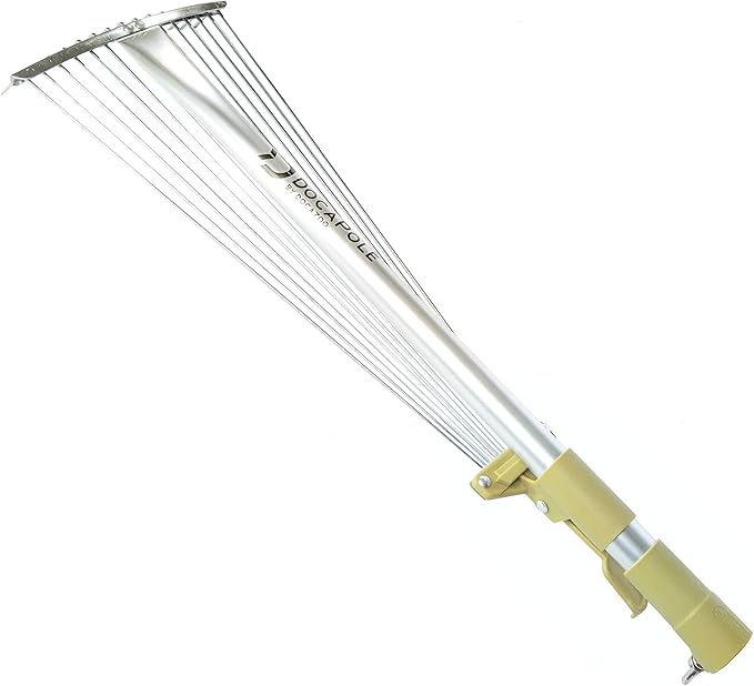 DOCA Gardening Tools Attachment - Extension Pole for Tree Trimming, Fruit Picker, Roof Rake for Leaves - Roof Rake