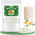 NORVENCE Beeswax Pellets 2LB/5LB/20LB, Pure & Natural White Beeswax for Candle Making, DIY Skin Care, Lip Balm, Soap, Lotion, Creams & Wood Polishing – 2LB