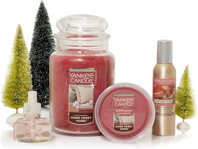 Yankee Candle Concentrated Air Freshener Room Spray, Odor Eliminator for Home, Bathroom, Home Sweet Home, 1.5 Oz (Pack of 6)