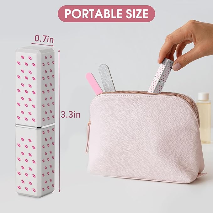 Cute Lipstick Lighter Soft Flame Refillable Butane Lighter, Adjustable Pocket Lighter Delicate Gift for Girls Women Girlfriend on Birthday,Anniversary White(Without Butane)