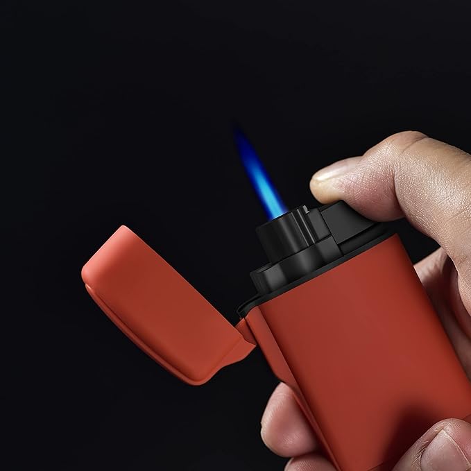 Navpeak Mini Torch Lighter Windproof Jet Flame Butane Pocket Refillable for Candles, Firework, Camping, Fireplaces, Gas Stove, BBQ & Survival Gear 5 Pack Assorted Colors (Butane not Included)