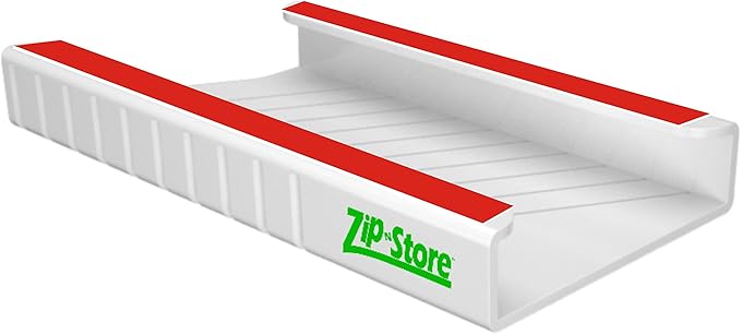 Your Refrigerator Organizer - Zip lock Bags Easy Fridge Organizer - Organizes 10 Bags, Perfect For Leftovers, Easy To See & Install, Access Food, Does not come with Tracks - Door