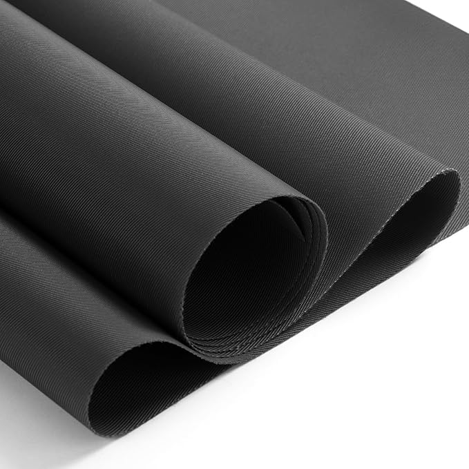 Nylon Fabric, 58" W 420D Waterproof Fabric 6 Yard Ripstop Nylon Material Outdoor Upholstery Twill Sewing Material for Patio Chair, Lining, Cushion, Purse, Tote Bag, Tent, Tarp Cover, DIY Project Grey